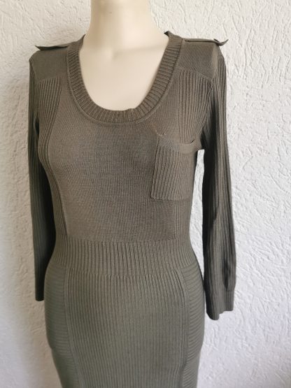 S - H&M jurk khaki nieuw (0622may) - Afbeelding 3