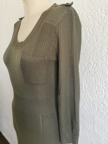 S - H&M jurk khaki nieuw (0622may) - Afbeelding 5