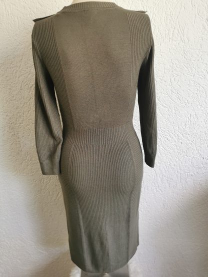 S - H&M jurk khaki nieuw (0622may) - Afbeelding 6