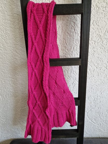 Sjaal fuchsia 120 cm (0523gh) - Afbeelding 2