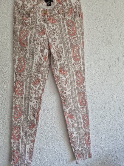 38 - H&M broek print paisley nieuw (0823may)