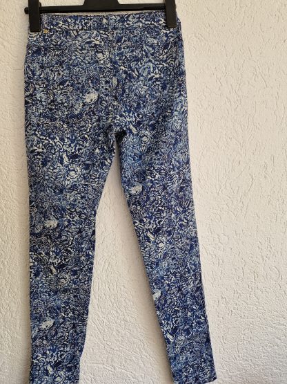 38 - H&M broek blauw print nieuw (0823may) - Afbeelding 4