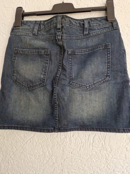 38 - H&M jeansrok donkerblauw nieuw (0823may - Afbeelding 3