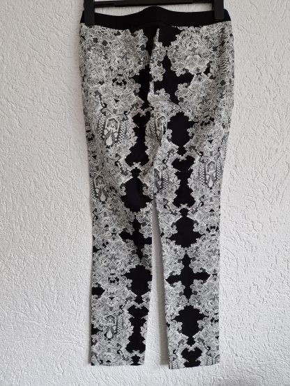 38 - H&M broek met zwart witte print nieuw (0923may) - Afbeelding 5