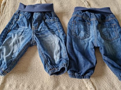 056 - H&M denim broekje (1023bab) - Afbeelding 2