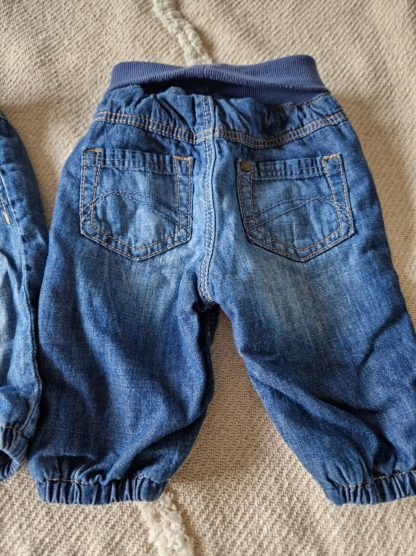 056 - H&M denim broekje (1023bab) - Afbeelding 4