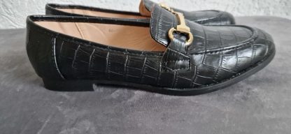 37 ipv 38 - Lucky shoes loafers zwart nieuw (1123did) - Afbeelding 4