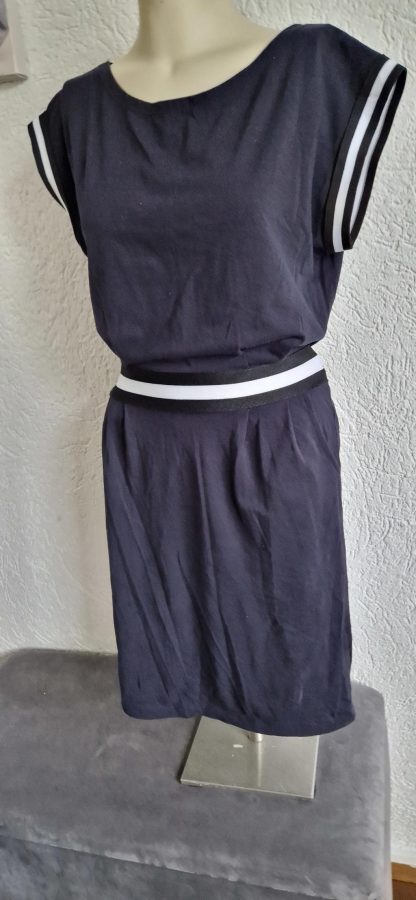 S/M - Made in Italy zwart jurkje (1123did) - Afbeelding 3