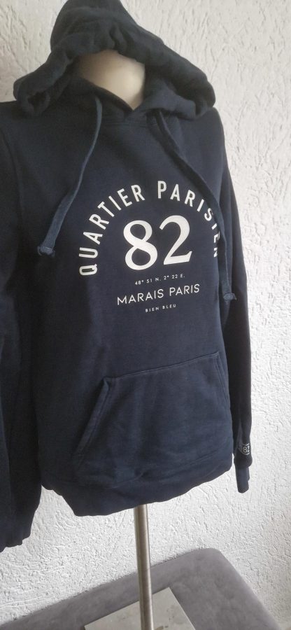XS - Bien Bleu hoodie blauw (1123did) - Afbeelding 3