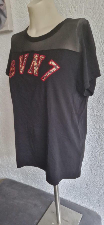 S - Seven Sisters shirt zwart print (1123did) - Afbeelding 3