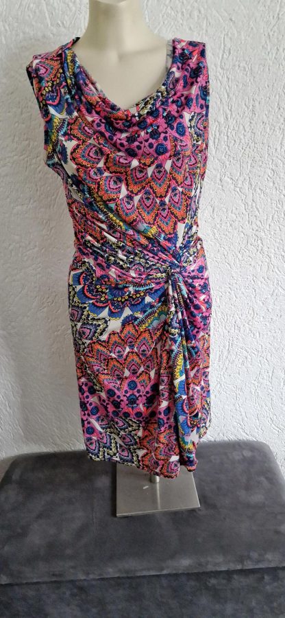 S - Made in Italy jurk kleurrijk (1123sh)