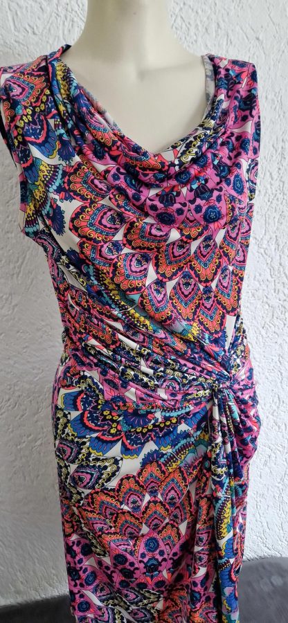 S - Made in Italy jurk kleurrijk (1123sh) - Afbeelding 3