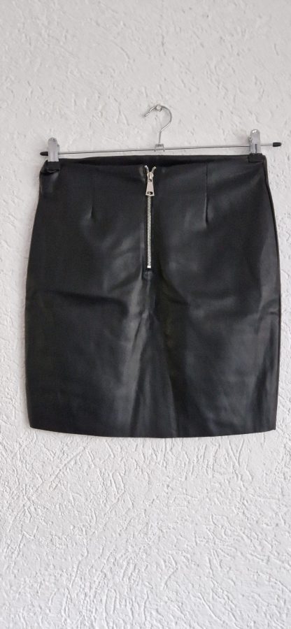 L - Cherry koko vegan leren rokje (1123sh)