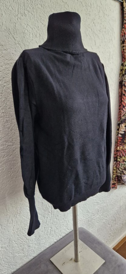 S/M - Coltrui zwart mooie mouw (1123sh) - Afbeelding 3