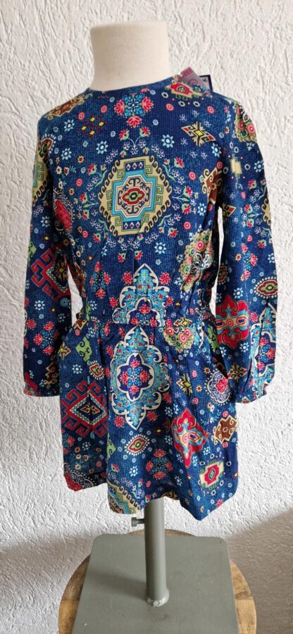 116 - Mim-Pi jurk kleurtjes viscose nieuw