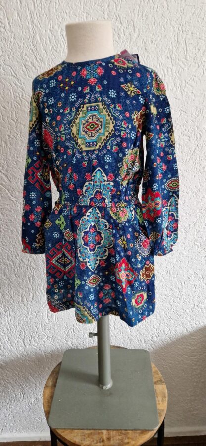 116 - Mim-Pi jurk kleurtjes viscose nieuw - Afbeelding 3
