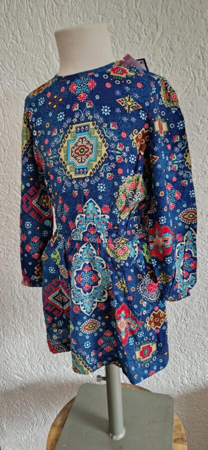 116 - Mim-Pi jurk kleurtjes viscose nieuw - Afbeelding 5