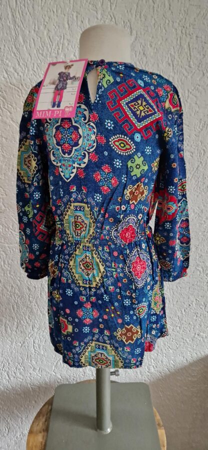 116 - Mim-Pi jurk kleurtjes viscose nieuw - Afbeelding 8