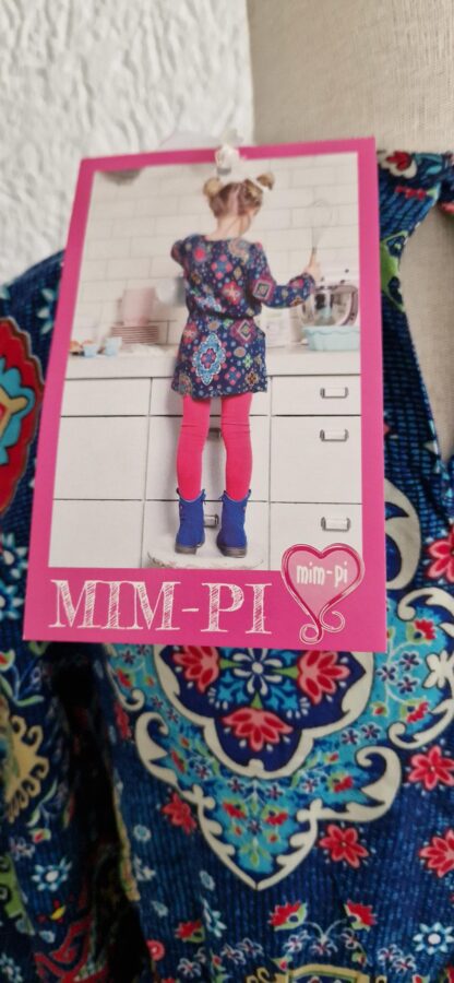 116 - Mim-Pi jurk kleurtjes viscose nieuw - Afbeelding 10