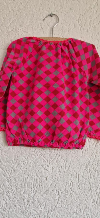 086 - Mim-Pi shirtje fuchsia grijs nieuw - Afbeelding 6