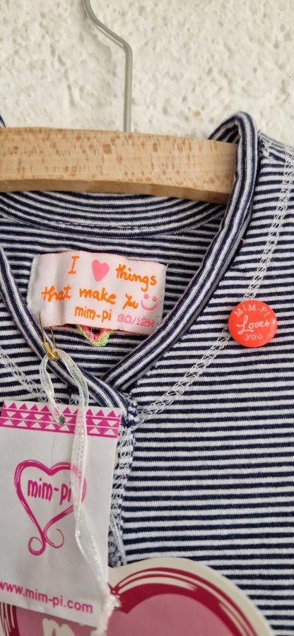 080 - Mim-Pi vestje streepjes nieuw - Afbeelding 5