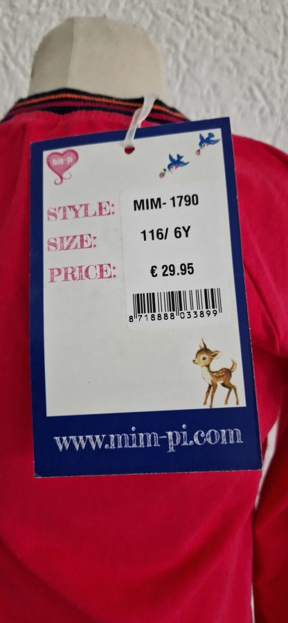 122 - Mim-Pi fuchsia truitje zakje nieuw - Afbeelding 7