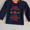 068 - Mim-Pi shirt blauw print nieuw
