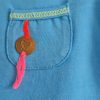 074 - Mim-Pi aqua shirtje nieuw - Afbeelding 5