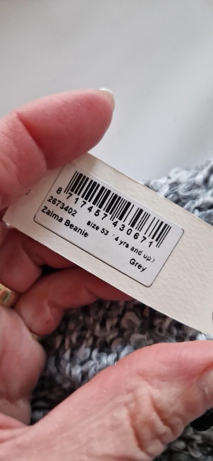 4 jaar (53 cm) - Barts beanie grijs sterren nieuw - Afbeelding 6