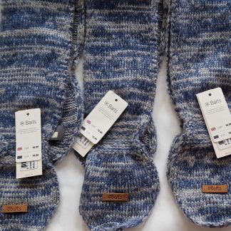 1-3 jaar - Barts shawl Minky Old Blue nieuw