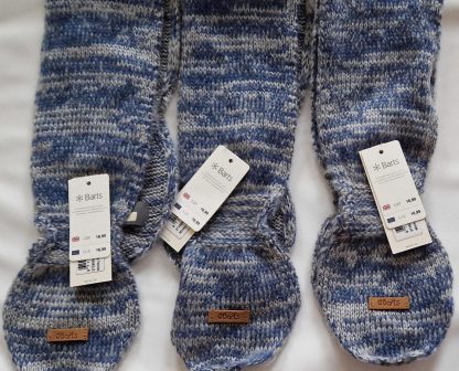 1-3 jaar - Barts shawl Minky Old Blue nieuw