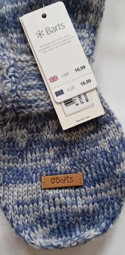 1-3 jaar - Barts shawl Minky Old Blue nieuw - Afbeelding 3