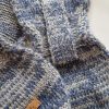 1-3 jaar - Barts shawl Minky Old Blue nieuw - Afbeelding 6
