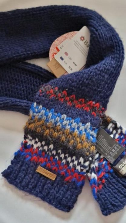 1-3 jaar - Barts shawl navy kleurtjes nieuw