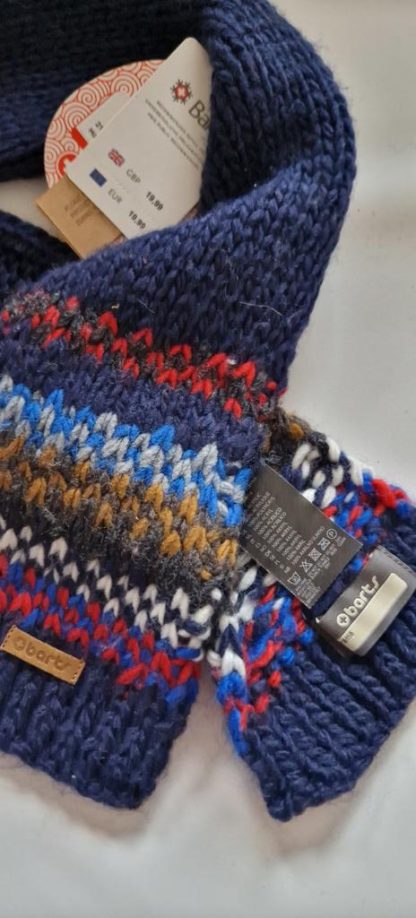 1-3 jaar - Barts shawl navy kleurtjes nieuw - Afbeelding 3