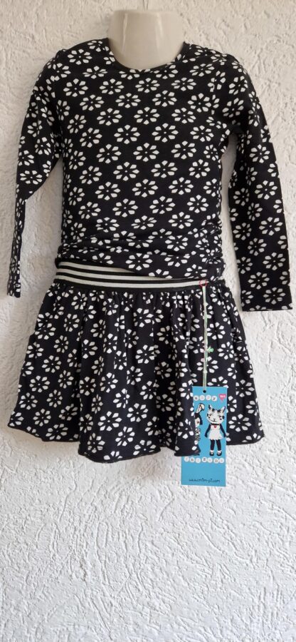 104 - Mim-Pi shirt en rok zwart wit nieuw - Afbeelding 8