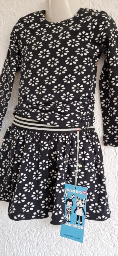 104 - Mim-Pi shirt en rok zwart wit nieuw - Afbeelding 10