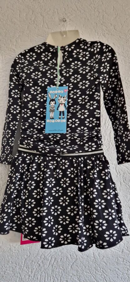104 - Mim-Pi shirt en rok zwart wit nieuw - Afbeelding 11
