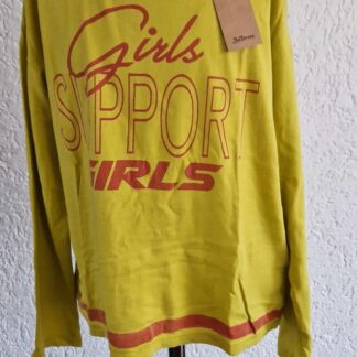 152 - Bellerose shirt geel rood Girls sport nieuw