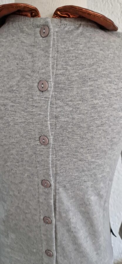 110 116 - Noeser shirt grijs knoopjes nieuw - Afbeelding 5