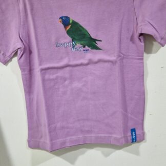 086 92 - Borz shirt lila bird nieuw