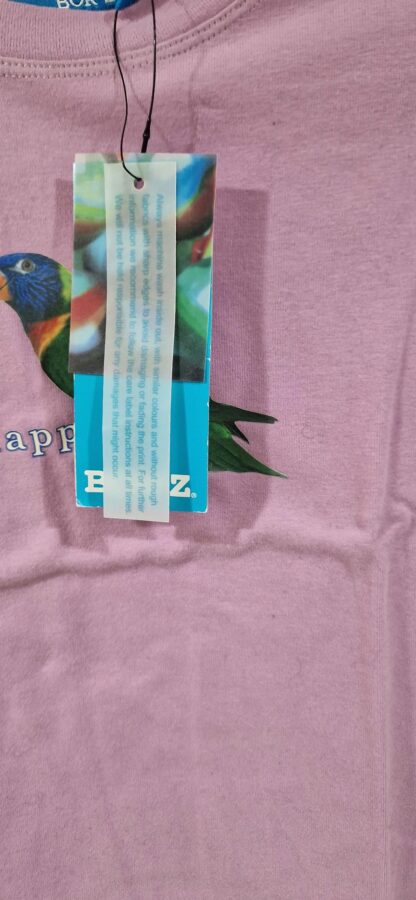 086 92 - Borz shirt lila bird nieuw - Afbeelding 4