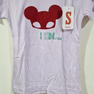 104 - Imps & Elfs roze shirt I am nieuw