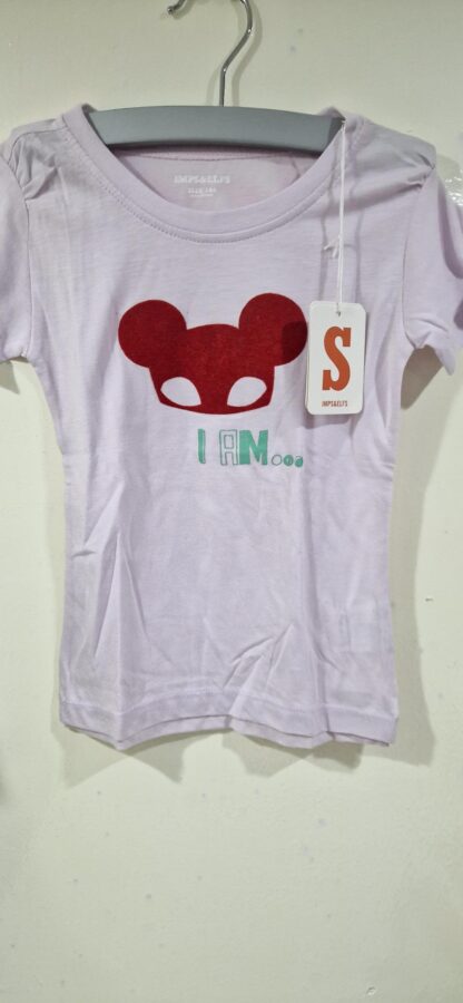 104 - Imps & Elfs roze shirt I am nieuw