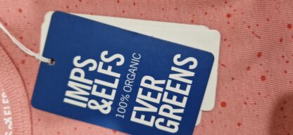 056 - Imps & Elfs shirtje roze stars nieuw - Afbeelding 3