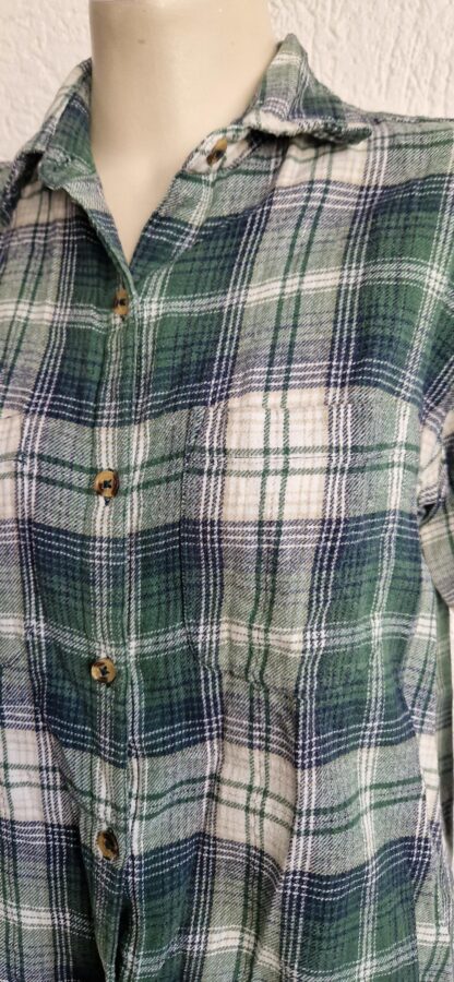 S - Reiko blouse ruit flanel (0124lo2) - Afbeelding 3