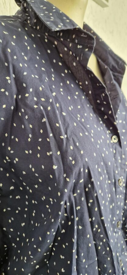 42 - Marc O'Polo blouse blauw wit (0124lo2) - Afbeelding 4