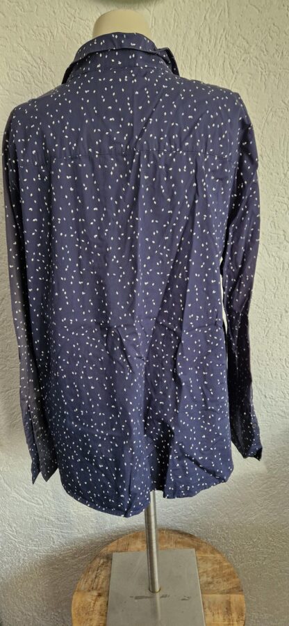 42 - Marc O'Polo blouse blauw wit (0124lo2) - Afbeelding 5