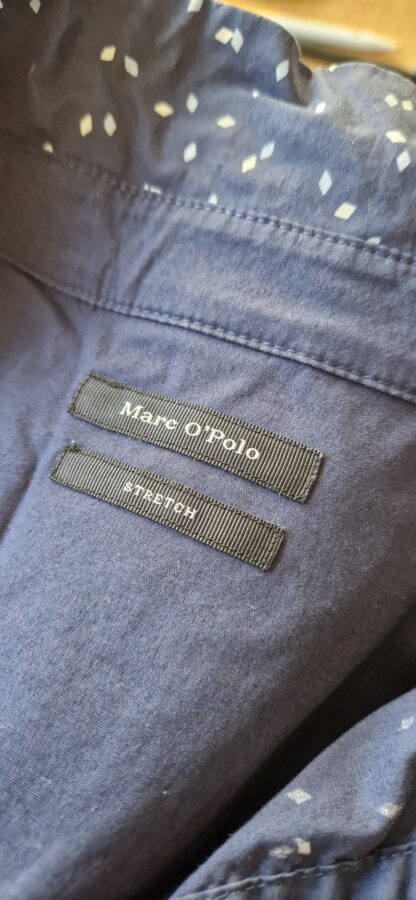 42 - Marc O'Polo blouse blauw wit (0124lo2) - Afbeelding 6