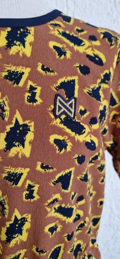 122 - Koko Noko jurk bruin print (0124gh2) - Afbeelding 3